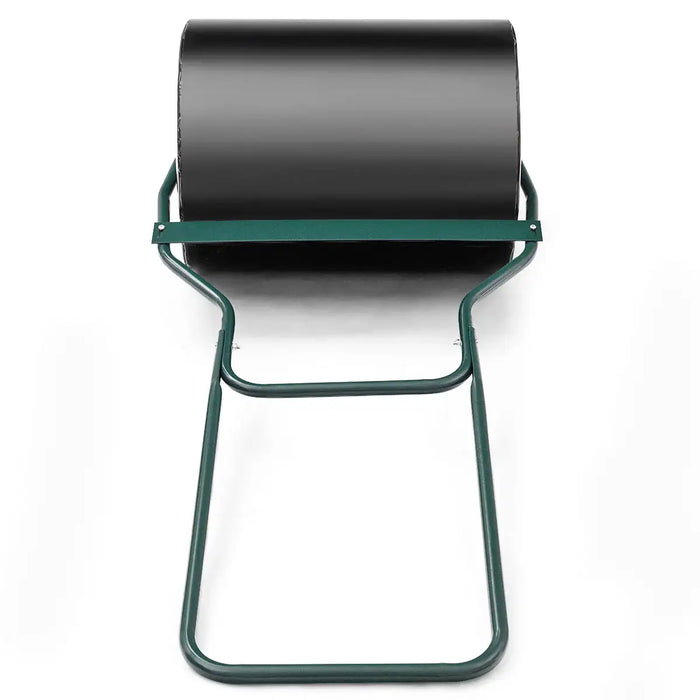 Garden Lawn Roller – Green and Black | 16-Gallon Steel Drum - U-Handle Design COSTWAY - Little and Giant Explorers Costway