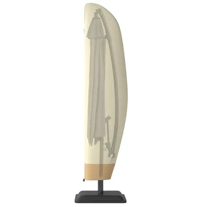 Garden Parasol Cover – 2.2m Height | Waterproof Oxford Fabric in Beige and Coffee OUTSUNNY - Little and Giant Explorers Outsunny