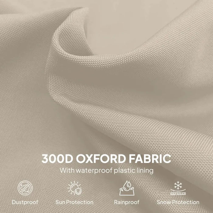 Garden Parasol Cover – 2.2m Height | Waterproof Oxford Fabric in Beige and Coffee OUTSUNNY - Little and Giant Explorers Outsunny