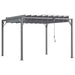 Aluminium Louvered Pergola with Retractable Roof (3 x 3m) - Little and Giant Explorers Outsunny