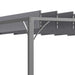 Aluminium Louvered Pergola with Retractable Roof (3 x 3m) - Little and Giant Explorers Outsunny