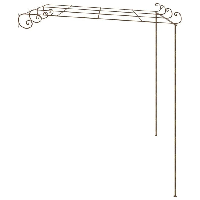 Garden Pergola in Antique Brown and Iron (4 x 3 x 2.5m) - Little and Giant Explorers vidaXL