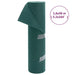 Green garden fleece roll, 1.6x50m, non-woven fabric, standing upright.