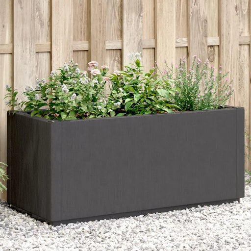 Garden Planter in Dark Grey (80 x 36 x 35cm) - Little and Giant Explorers vidaXL