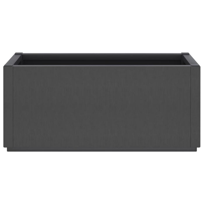 Garden Planter in Dark Grey (80 x 36 x 35cm) - Little and Giant Explorers vidaXL