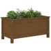 Garden Planter in Honey Brown and Solid Wood Pine (82.5 x 40 x 39cm) - Little and Giant Explorers vidaXL