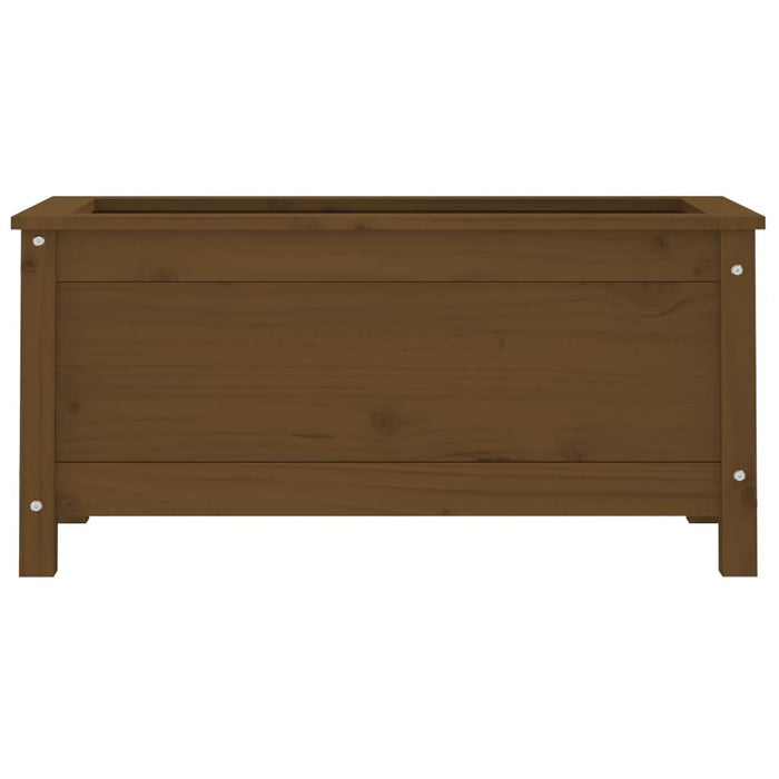 Garden Planter in Honey Brown and Solid Wood Pine (82.5 x 40 x 39cm) - Little and Giant Explorers vidaXL