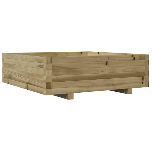 Garden Planter in Impregnated Wood Pine (80 x 80 x 26.5cm) - Little and Giant Explorers vidaXL