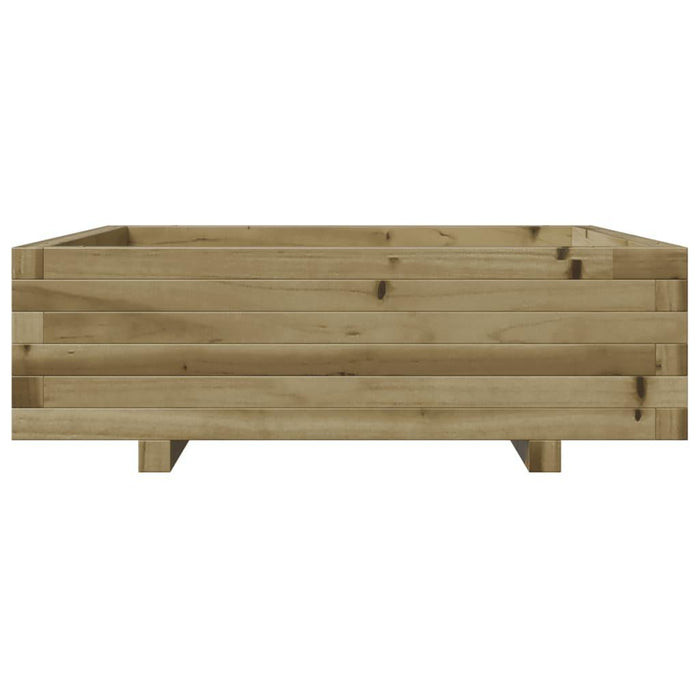 Garden Planter in Impregnated Wood Pine (80 x 80 x 26.5cm) - Little and Giant Explorers vidaXL