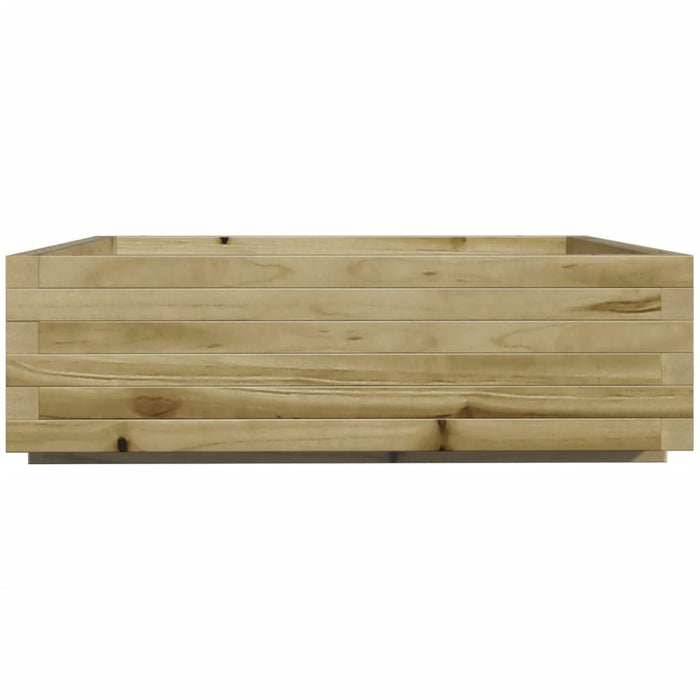 Garden Planter in Impregnated Wood Pine (80 x 80 x 26.5cm) - Little and Giant Explorers vidaXL