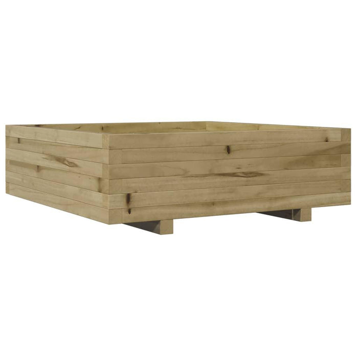 Garden Planter in Impregnated Wood Pine (80 x 80 x 26.5cm) - Little and Giant Explorers vidaXL