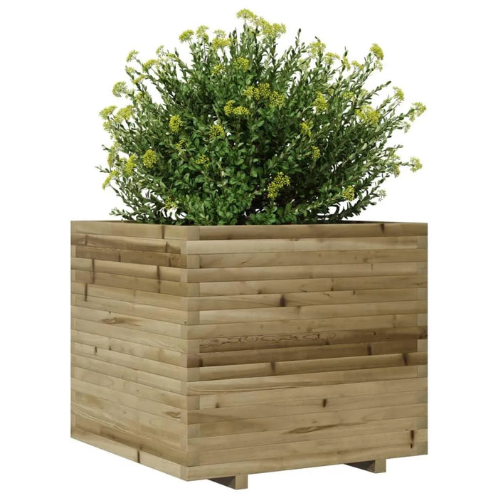 Garden Planter in Impregnated Wood Pine (80 x 80 x 72cm) - Little and Giant Explorers vidaXL