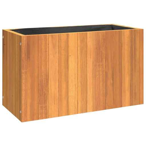 Garden Planter in Solid Wood Acacia (59 x 27.5 x 35cm) - Little and Giant Explorers vidaXL