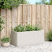 Garden Planter in White (80 x 36 x 35cm) - Little and Giant Explorers vidaXL