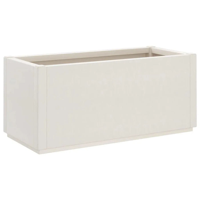 Garden Planter in White (80 x 36 x 35cm) - Little and Giant Explorers vidaXL