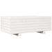 Garden Planter in White and Solid Wood Pine (70 x 40 x 26.5cm) - Little and Giant Explorers vidaXL