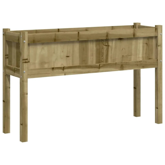 Garden Planter with Legs in Impregnated Wood Pine (110 x 31 x 70cm) - Little and Giant Explorers vidaXL