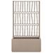 Garden Planter with Trellis in Light Brown (80 x 36 x 140cm) - Little and Giant Explorers vidaXL