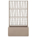 Garden Planter with Trellis in Light Brown (80 x 36 x 140cm) - Little and Giant Explorers vidaXL