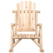 Garden Rocking Chair in Solid Wood Spruce - Little and Giant Explorers vidaXL