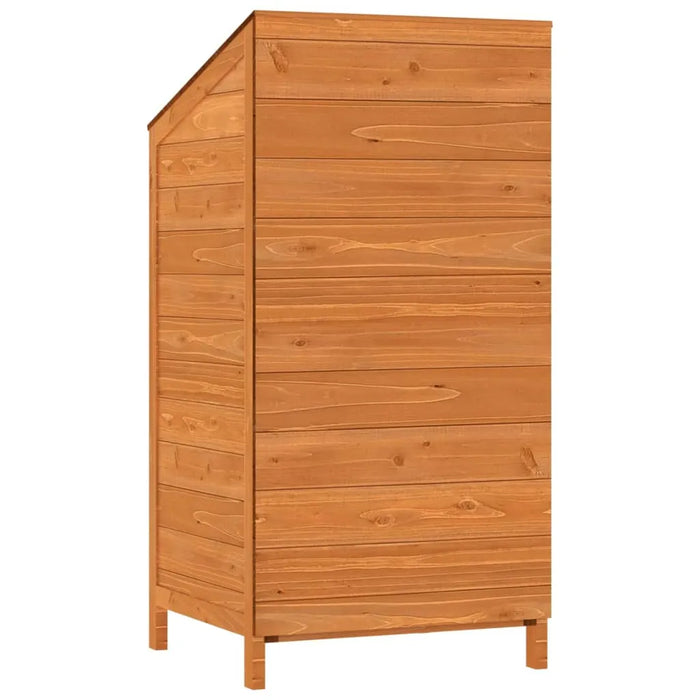 Garden Shed in Solid Wood Fir in Brown (55 x 52 x 112cm) - Little and Giant Explorers vidaXL