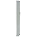 Grey retractable garden side awning privacy screen with compact vertical design