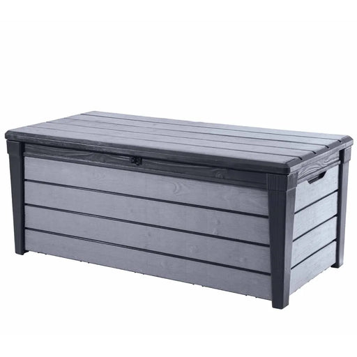 Garden Storage Box in Brushwood and Anthracite 455 L - Little and Giant Explorers Keter