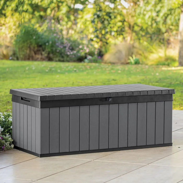 Garden Storage Box 'Darwin' in Grey 380 L - Little and Giant Explorers Keter