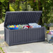 Garden Storage Box 'Rockwood' in Anthracite 570 L - Little and Giant Explorers Keter