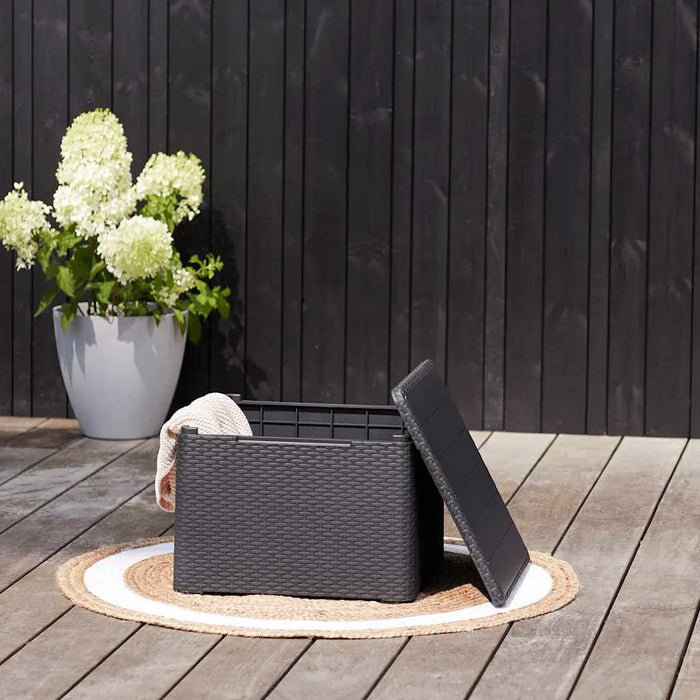 Garden Storage Table Box 'Claire' in Graphite - Little and Giant Explorers Keter
