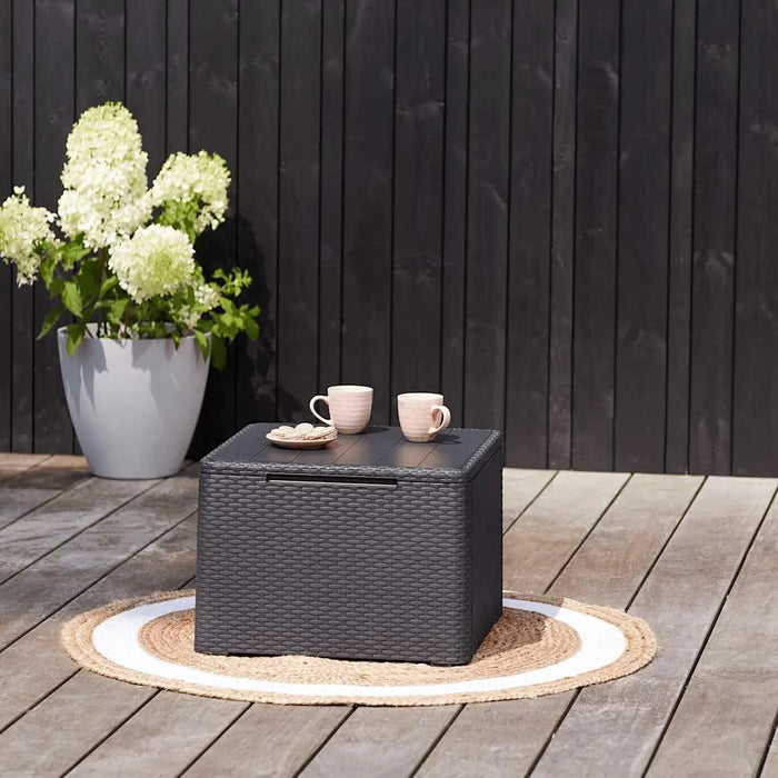 Garden Storage Table Box 'Claire' in Graphite - Little and Giant Explorers Keter