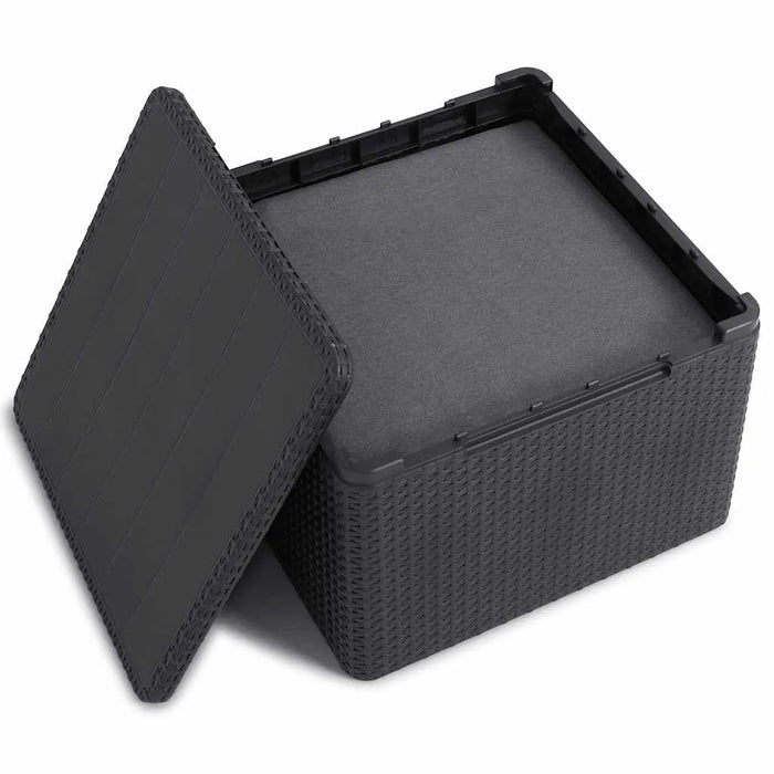 Garden Storage Table Box 'Claire' in Graphite - Little and Giant Explorers Keter