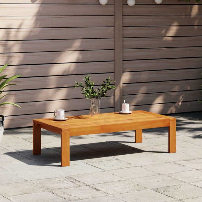 Garden Table in Solid Wood Acacia (100 x 50 x 27cm) - Little and Giant Explorers vidaXL