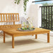 Garden Table 100x60x30 cm Solid Wood Acacia - Little and Giant Explorers vidaXL