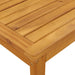 Garden Table 100x60x30 cm Solid Wood Acacia - Little and Giant Explorers vidaXL