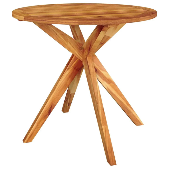 Garden Table in Solid Wood Acacia (85 x 85 x 75cm) - Little and Giant Explorers vidaXL