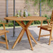 Garden Table Round in Solid Wood Acacia (Ø110 x 75cm) - Little and Giant Explorers vidaXL