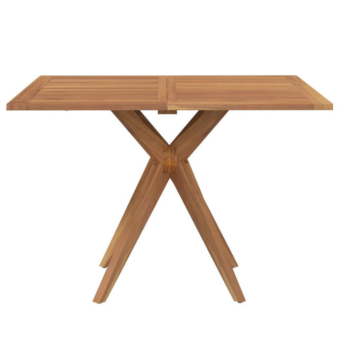 Garden Table Square in Solid Wood Acacia (110 x 110 x 75cm) - Little and Giant Explorers vidaXL