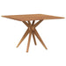 Garden Table Square in Solid Wood Acacia (110 x 110 x 75cm) - Little and Giant Explorers vidaXL