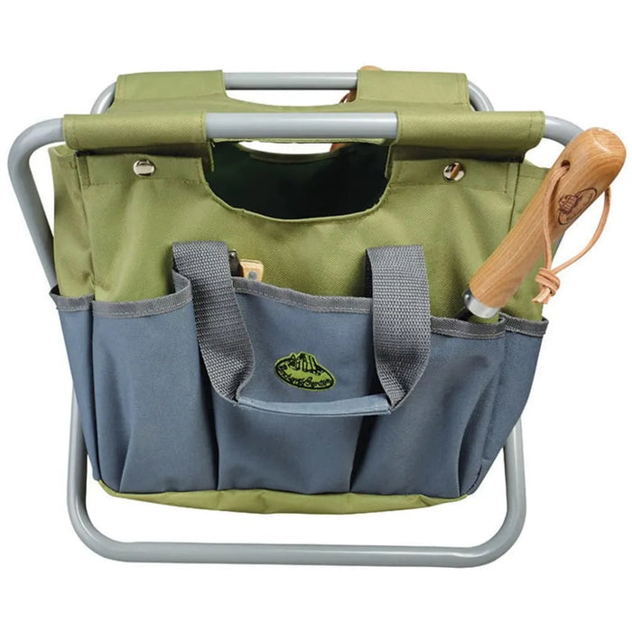 Garden Tool Bag and Stool in Grey - Little and Giant Explorers Esschert Design