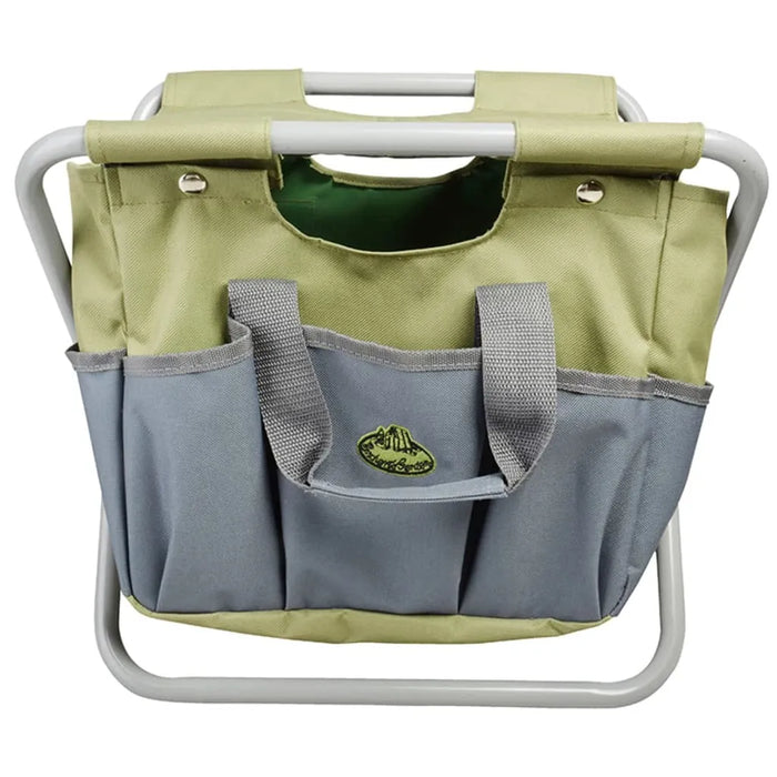 Garden Tool Bag and Stool in Grey - Little and Giant Explorers Esschert Design