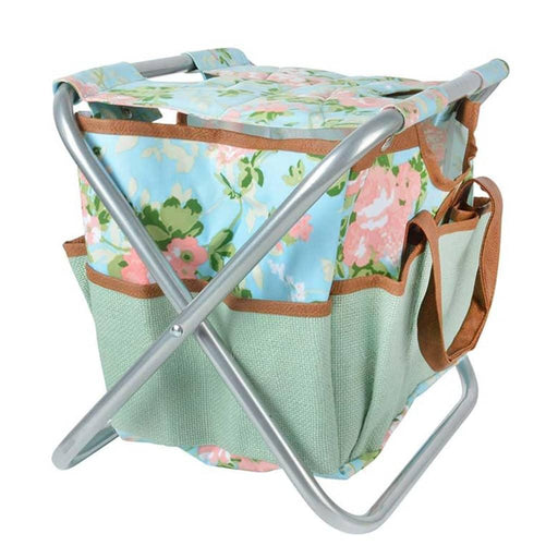 Garden Tool Stool in Rose Print - Little and Giant Explorers Esschert Design