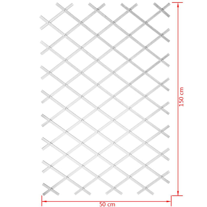 Garden Trellis In PVC and White (50 x 150cm) - Little and Giant Explorers Nature