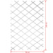 Garden Trellis In PVC and White (50 x 150cm) - Little and Giant Explorers Nature