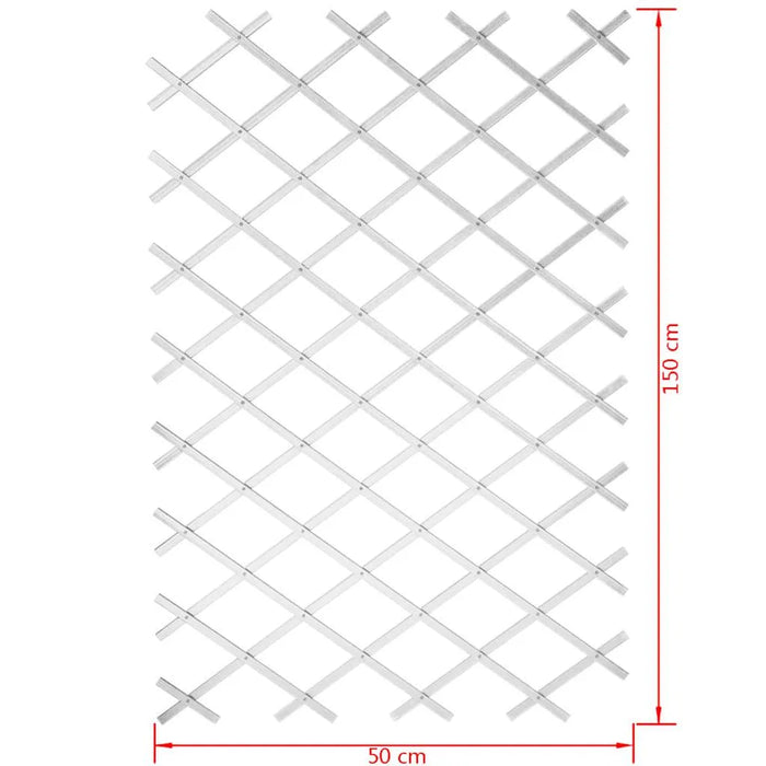 Garden Trellis In PVC and White (50 x 150cm) - Little and Giant Explorers Nature