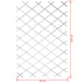 Garden Trellis In PVC and White (50 x 150cm) - Little and Giant Explorers Nature