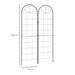 Garden Trellis Panels – Pack of 2 | 180 x 50cm - Decorative Steel Frame OUTSUNNY - Little and Giant Explorers Outsunny