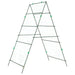 2 Garden Trellises for Climbing Plants in A-Frame and Steel - Little and Giant Explorers vidaXL