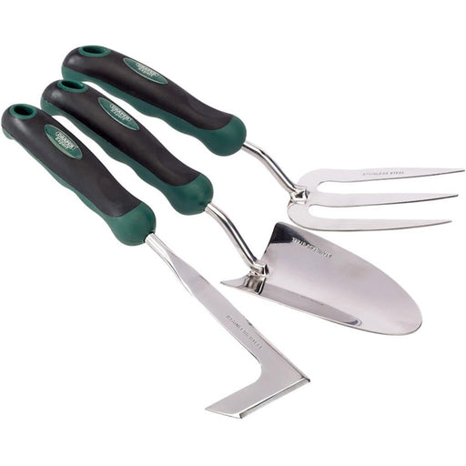 Garden Trowel, Hand Fork & Crack Weeder Set - Little and Giant Explorers Draper Tools