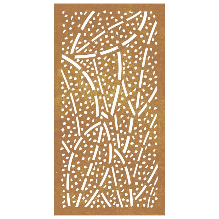 Garden Wall Decoration - 105cm Corten Steel | Leaves Pattern - Outdoor Art VIDAXL - Little and Giant Explorers vidaXL